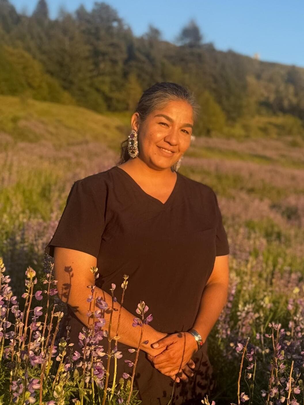 Eva, licensed manicurist and owner of Humboldt Mobile Foot Care
